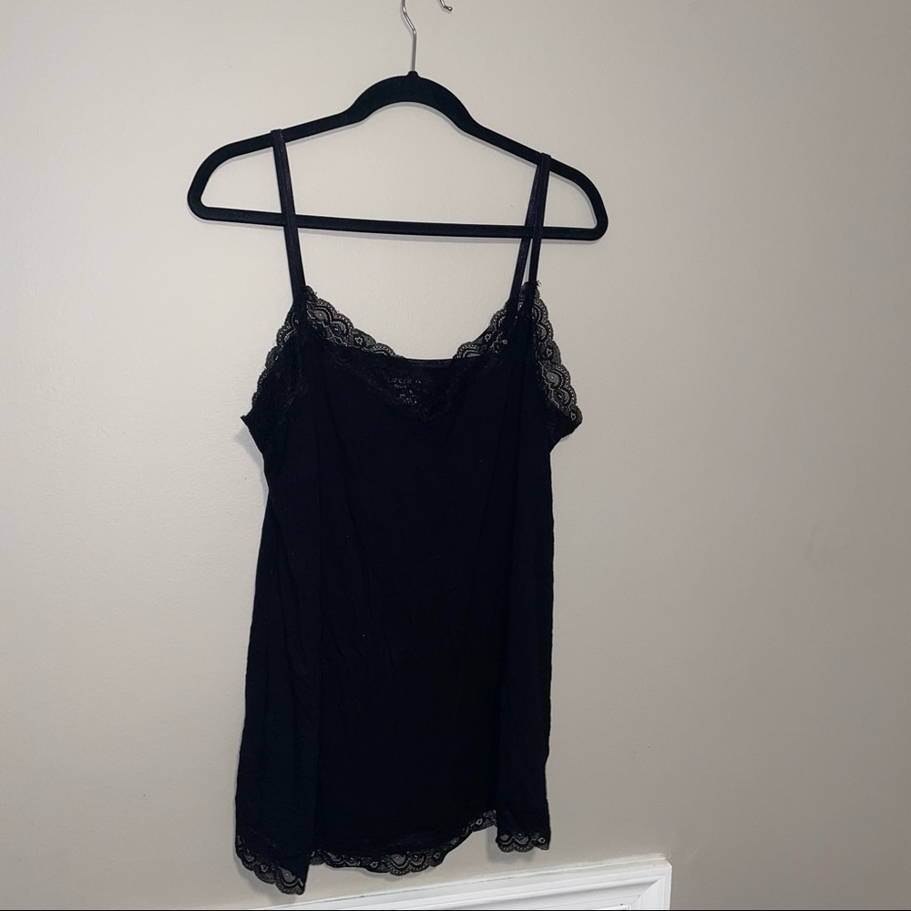 Lane Bryant lace trim cami